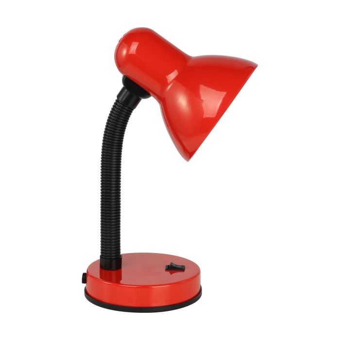 Chargez l'image dans la visionneuse de la galerie, Candeeiro de Mesa em Metal Vermelho com Pescoço Ajustável BASIC EGLO
