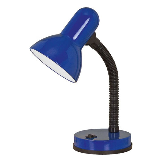 Candeeiro de Mesa com Pescoço Ajustável e Metal Azul BASIC EGLO