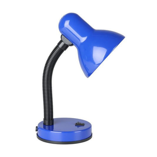 Candeeiro de Mesa com Pescoço Ajustável e Metal Azul BASIC EGLO