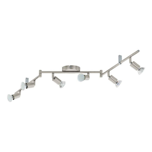 Foco LED de Parede e Teto com 6 Cabeças Ajustáveis BUZZ-LED EGLO