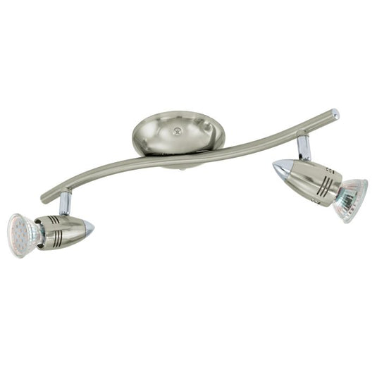 Foco LED de Parede e Teto Ajustável Níquel Fosco e Cromado MAGNUM-LED EGLO