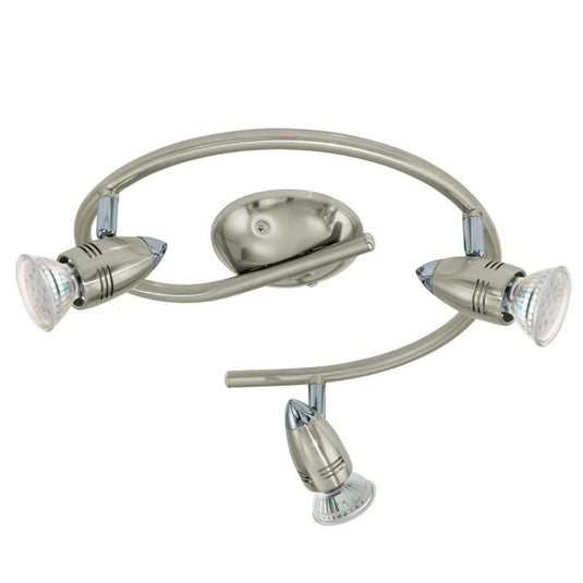 Foco LED de Parede e Teto Ajustável Níquel Fosco e Cromado MAGNUM-LED EGLO