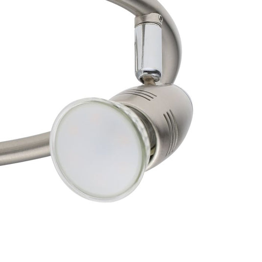 Foco LED de Parede e Teto Ajustável Níquel Fosco e Cromado MAGNUM-LED EGLO