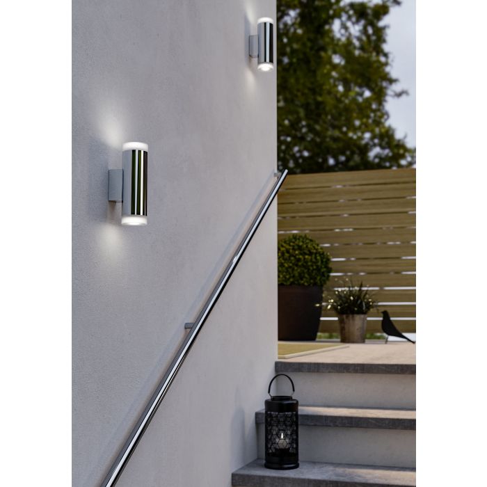 Cargue la imagen en el visor de la galería, Aplique de Parede LED para Exterior em Aço Inoxidável RIGA-LED EGLO
