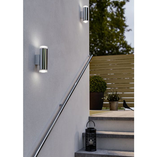 Aplique de Parede LED para Exterior em Aço Inoxidável RIGA-LED EGLO