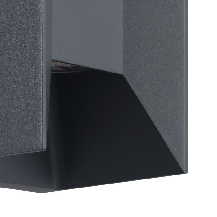 Load image into Gallery viewer, Aplique de Parede Exterior com LED e Alumínio Fundido Preto MORINO EGLO
