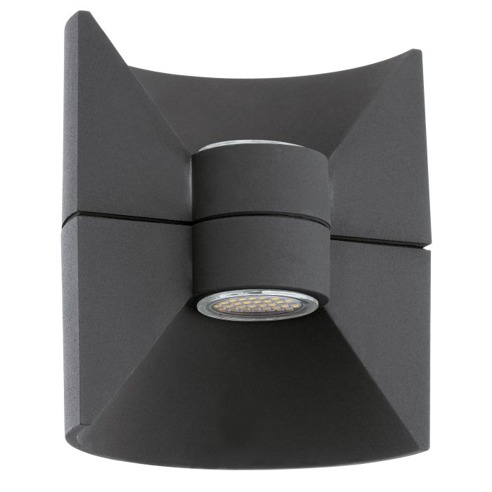 Carregue imagem no visualizador da galeriaAplique de Parede para Exterior LED Antracite REDONDO EGLO
