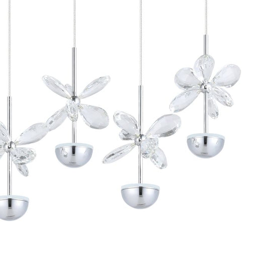 Candeeiro de Teto Suspenso PIANOPOLI EGLO em Aço Inoxidável com LEDs