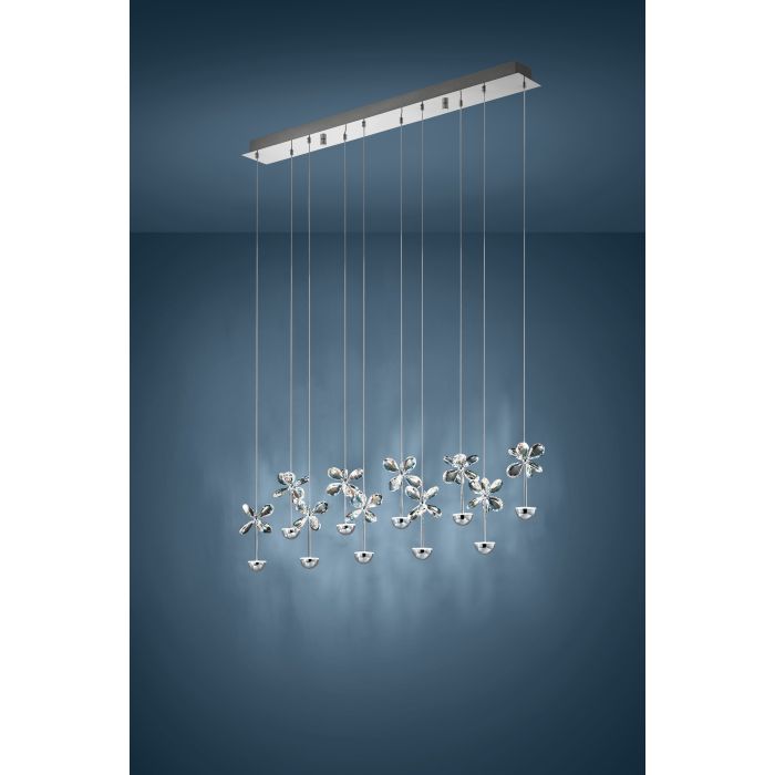 Load image into Gallery viewer, Candeeiro de Teto Suspenso PIANOPOLI EGLO em Aço Inoxidável com LEDs
