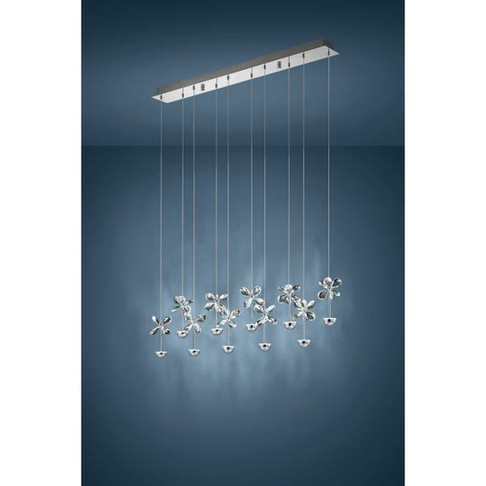 Candeeiro de Teto Suspenso PIANOPOLI EGLO em Aço Inoxidável com LEDs