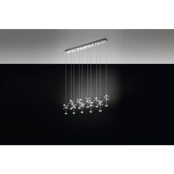 Load image into Gallery viewer, Candeeiro de Teto Suspenso PIANOPOLI EGLO em Aço Inoxidável com LEDs
