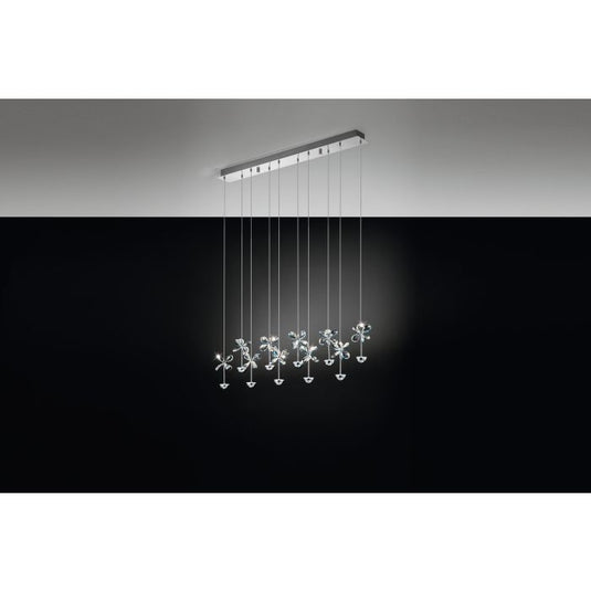 Candeeiro de Teto Suspenso PIANOPOLI EGLO em Aço Inoxidável com LEDs