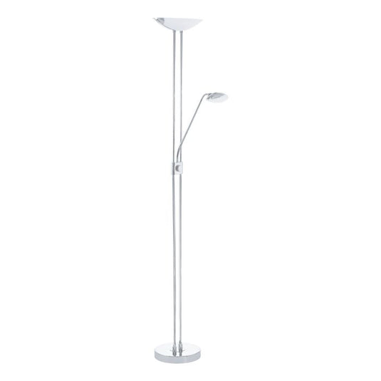 Candeeiro de pé LED com luz de leitura flexível BAYA EGLO