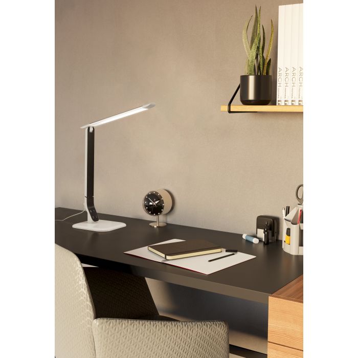 Carregue imagem no visualizador da galeriaCandeeiro de Mesa LED com Pescoço Ajustável SELLANO EGLO
