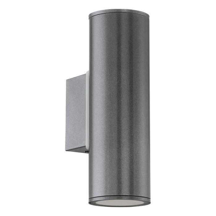 Load image into Gallery viewer, Aplique de Parede Exterior LED com Corpo Cilíndrico e Vidro Transparente RIGA EGLO
