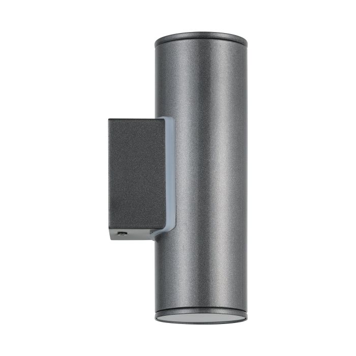 Load image into Gallery viewer, Aplique de Parede Exterior LED com Corpo Cilíndrico e Vidro Transparente RIGA EGLO

