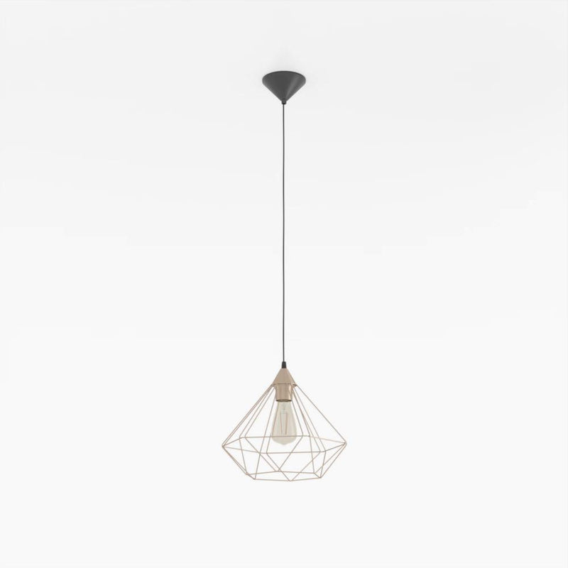 Load image into Gallery viewer, Candeeiro de Teto Suspenso TARBES com Abajur de Arame Cobre
