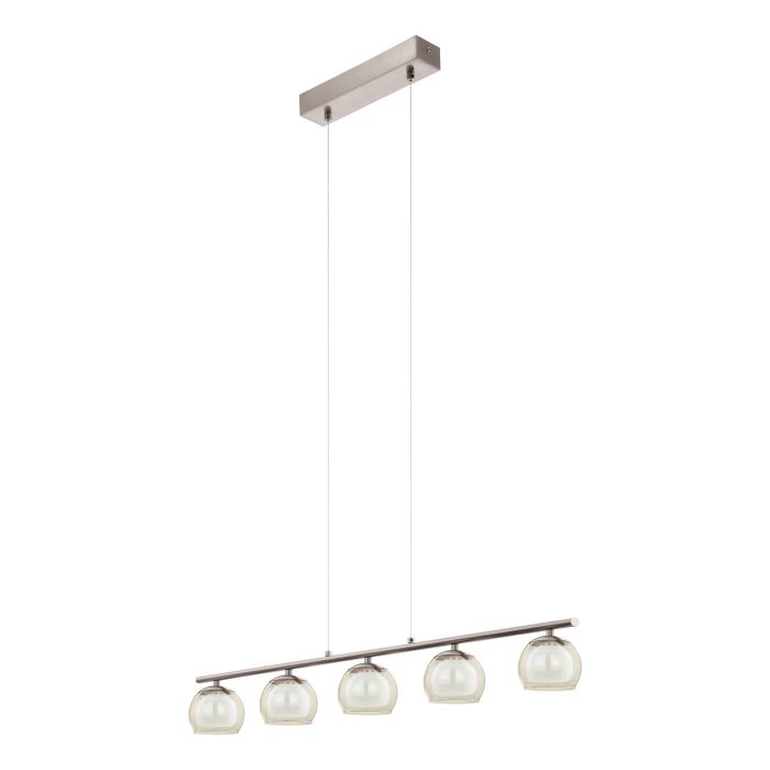 Load image into Gallery viewer, Candeeiro de Teto Suspenso ROMAGNESE LED com 5 Esferas de Vidro
