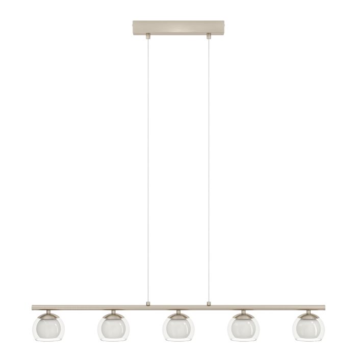 Load image into Gallery viewer, Candeeiro de Teto Suspenso ROMAGNESE LED com 5 Esferas de Vidro
