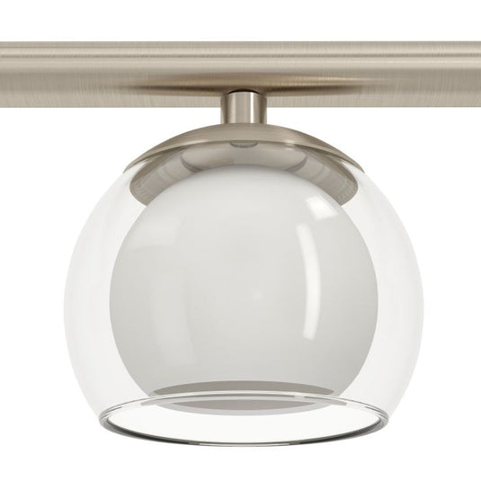 Candeeiro de Teto Suspenso ROMAGNESE LED com 5 Esferas de Vidro