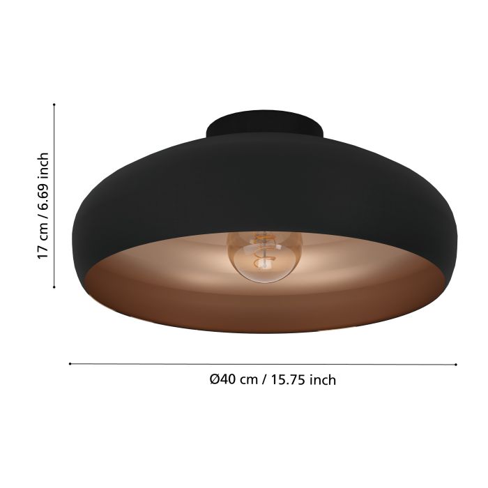 Carregue imagem no visualizador da galeriaCandeeiro de teto MOGANO EGLO
