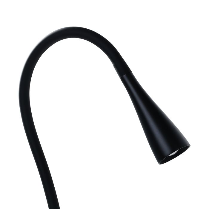 Chargez l'image dans la visionneuse de la galerie, Candeeiro de Mesa LED com Pescoço Flexível Preto e Alumínio SNAPORA EGLO
