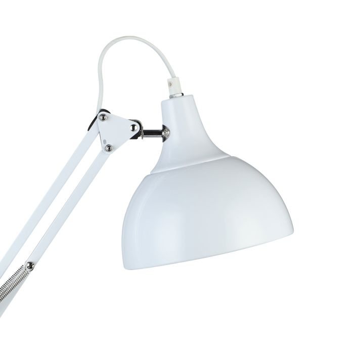 Load image into Gallery viewer, Candeeiro de Mesa com Abajur Regulável Branco BORGILLIO EGLO
