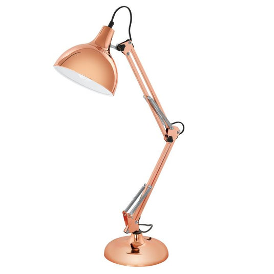 Candeeiro de Mesa com Cabeça Ajustável em Metal Cobre BORGILLIO EGLO