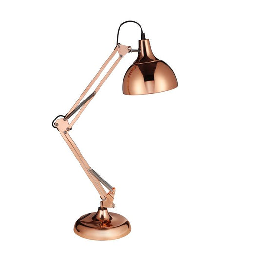 Candeeiro de Mesa com Cabeça Ajustável em Metal Cobre BORGILLIO EGLO