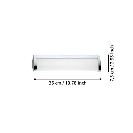 Plafon LED para Casa de Banho Metal Cromado GITA 2 EGLO