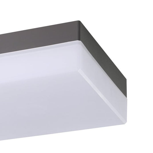 Plafon de Teto e Parede para Exterior Plástico Antracite SONELLA EGLO