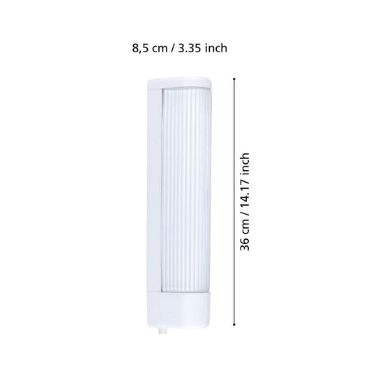 Aplique para Casa de Banho com Tampa de Vidro Ranhurado BARI 1 EGLO