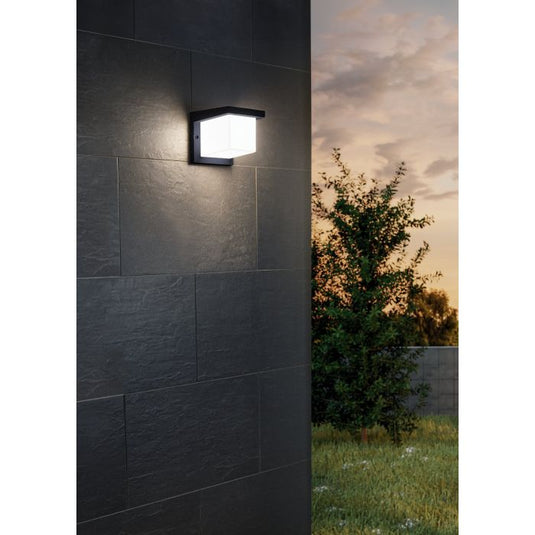 Aplique de Parede Exterior LED em Alumínio Fundido Antracite DESELLA 1 EGLO