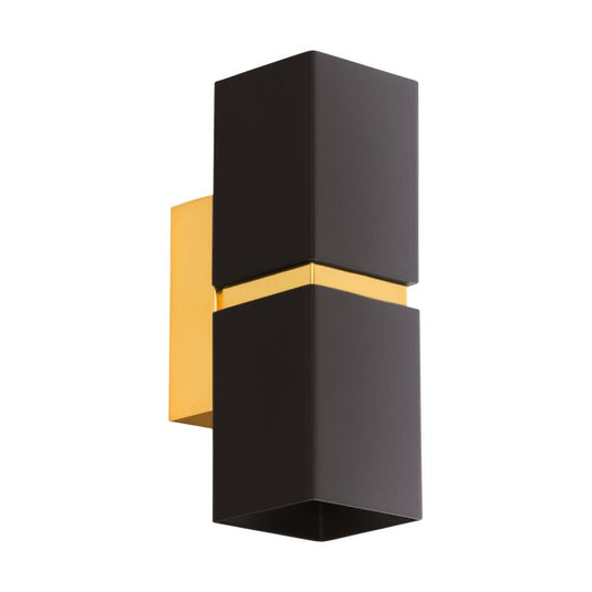 Aplique de Parede LED Preto e Dourado PASSA EGLO