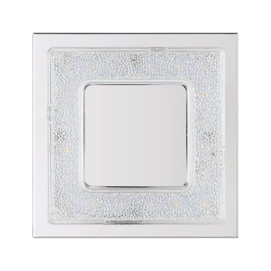 Plafon LED com Cristais Granulados e Metal Cromado FRADELO EGLO