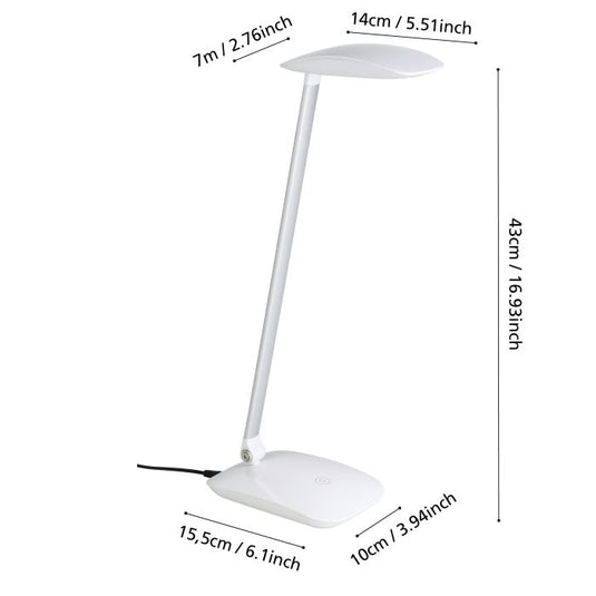 Candeeiro de Mesa LED com USB e Braço Ajustável CAJERO EGLO