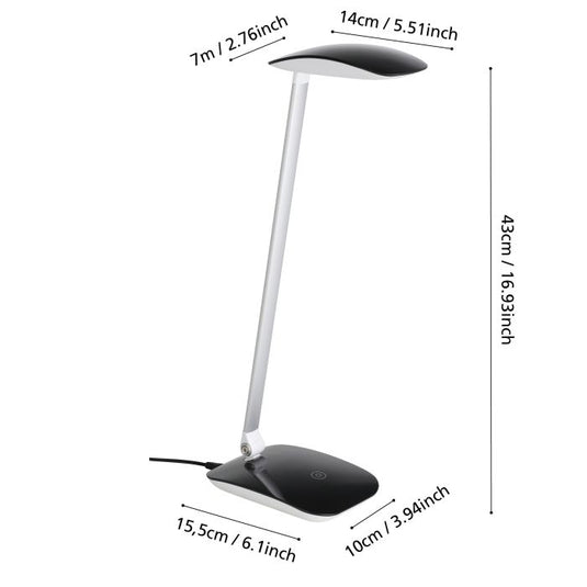 Candeeiro de Mesa LED com Porta USB e Luz Regulável CAJERO EGLO