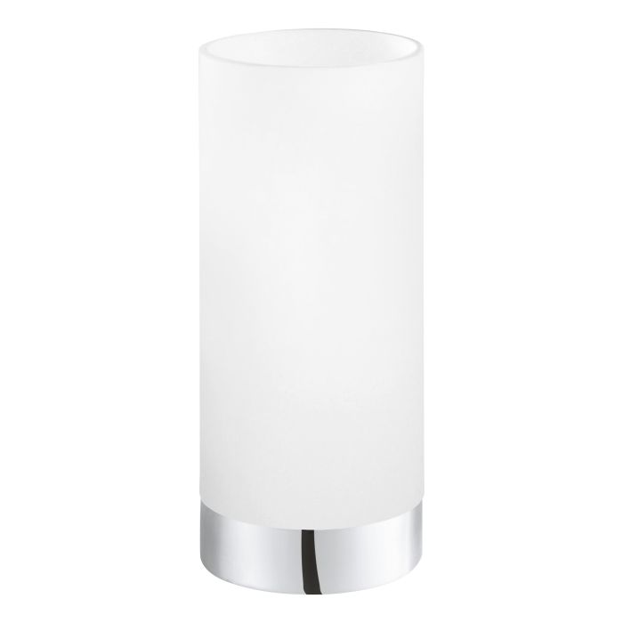 Chargez l'image dans la visionneuse de la galerie, Candeeiro de Mesa com Vidro Acetinado Branco e Base Cromada DAMASCO 1 EGLO
