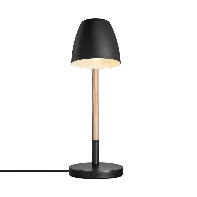 Carregue imagem no visualizador da galeriaCandeeiro de Mesa Preto com Cabeça Ajustável THEO NORDLUX
