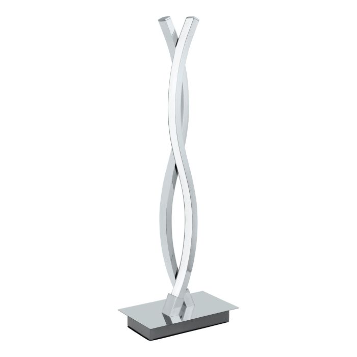 Chargez l'image dans la visionneuse de la galerie, Candeeiro de Mesa LED com Dois Perfis Curvos em Metal Cromado LASANA 2 EGLO
