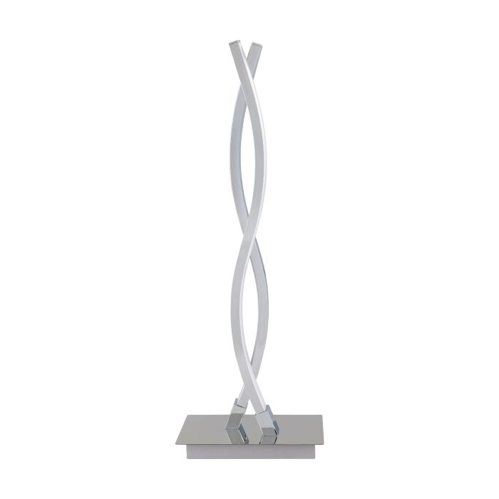 Chargez l'image dans la visionneuse de la galerie, Candeeiro de Mesa LED com Dois Perfis Curvos em Metal Cromado LASANA 2 EGLO
