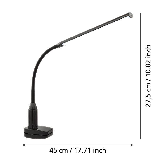 Chargez l'image dans la visionneuse de la galerie, Candeeiro de Secretária com LED Ajustável LAROA EGLO
