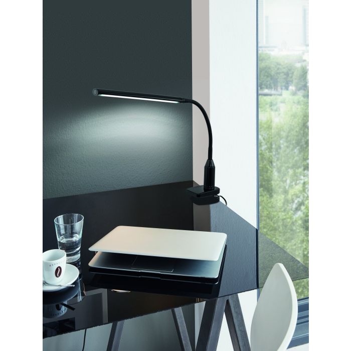 Chargez l'image dans la visionneuse de la galerie, Candeeiro de Secretária com LED Ajustável LAROA EGLO
