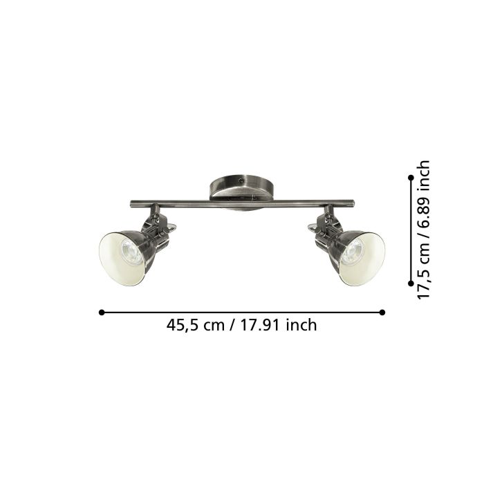 Cargue la imagen en el visor de la galería, Foco LED de Teto SERAS EGLO
