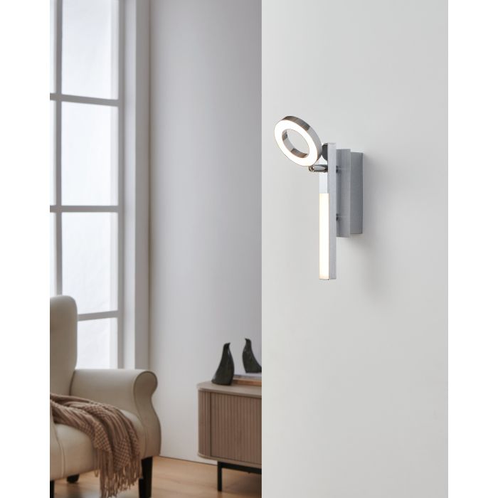 Cargue la imagen en el visor de la galería, Foco LED de Parede com Estrutura Cromada CARDILLIO 1 EGLO
