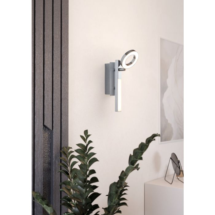 Cargue la imagen en el visor de la galería, Foco LED de Parede com Estrutura Cromada CARDILLIO 1 EGLO
