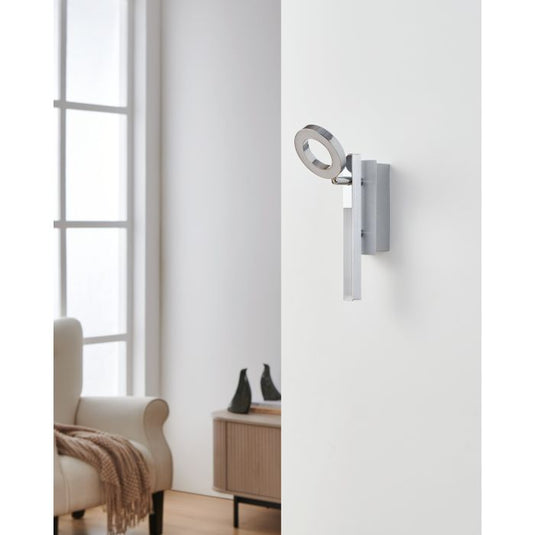 Foco LED de Parede com Estrutura Cromada CARDILLIO 1 EGLO