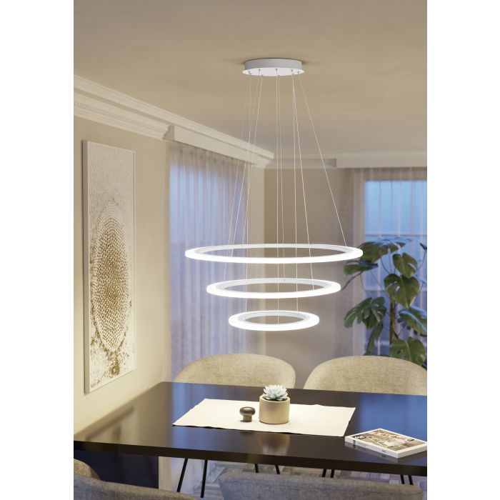 Load image into Gallery viewer, Candeeiro de teto suspenso com LED branco quente PENAFORTE EGLO
