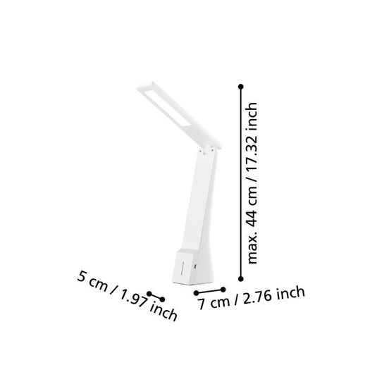 Candeeiro de Mesa LED com Cabeça Ajustável LA SECA EGLO