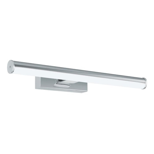 Aplique de Parede LED com Painel Branco e Metal Cromado VADUMI EGLO